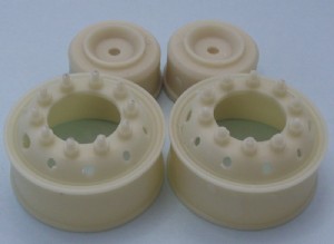 KFS 1/24 卡車用 轉向輪組 分離式 315 標準